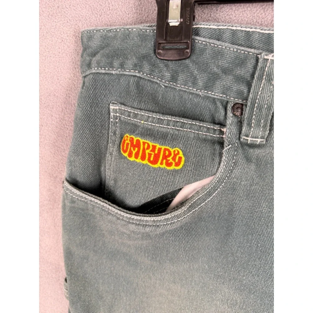 Empyre Mens Pants Size 36 Relax‎ Jeans Skater Baggy Y2K 90s Grunge Double Knee